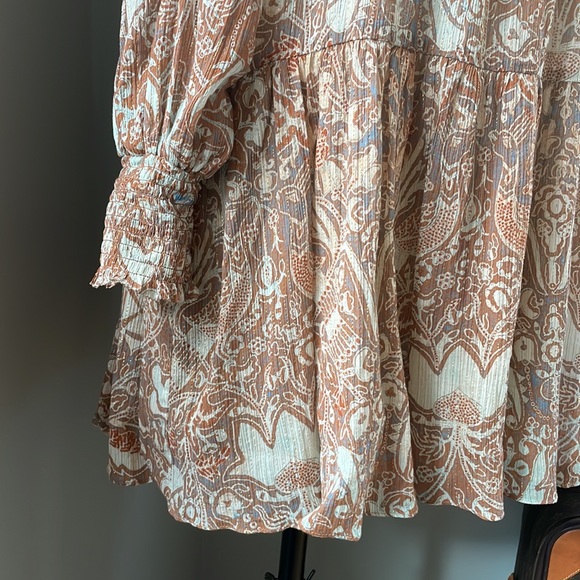 Ulla Johnson Maja long sleeved chiffon mini dress EUC size 4 - Picture 10 of 17